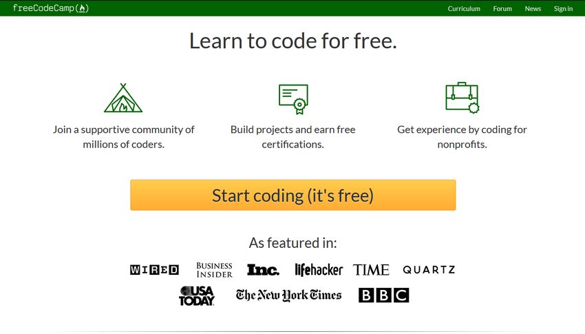 freeCodeCamp Learn to Code