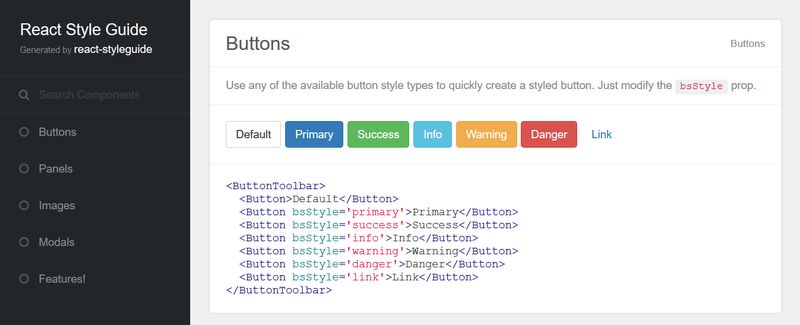 React Style Guide Generator