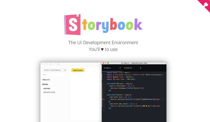 Storybook for React