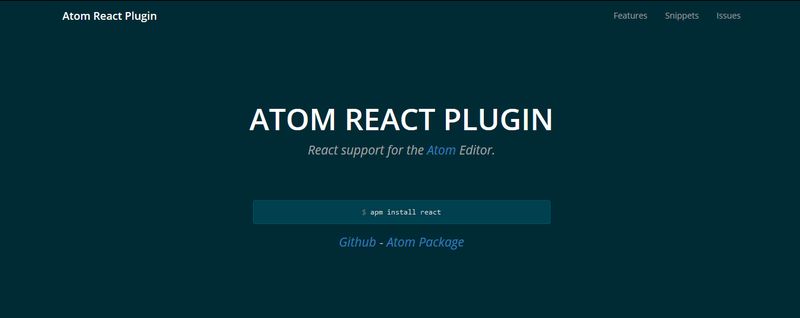 Atom React Plugin