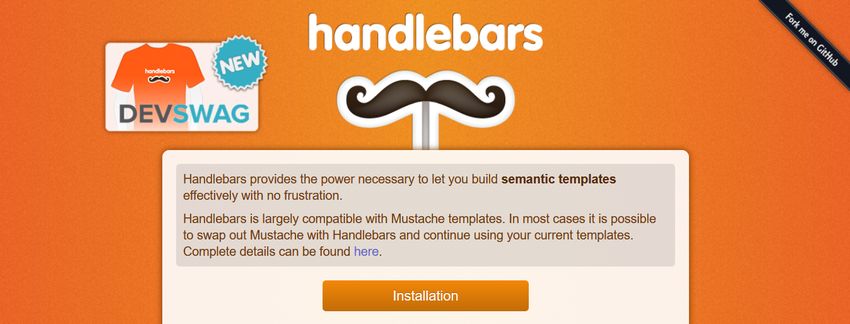 Handlebars JavaScript template engine