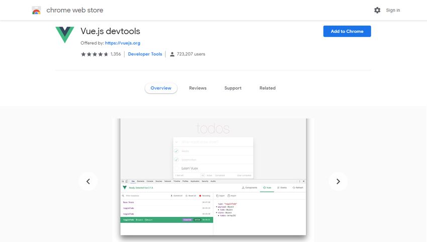 Vue.js DevTools for Chrome
