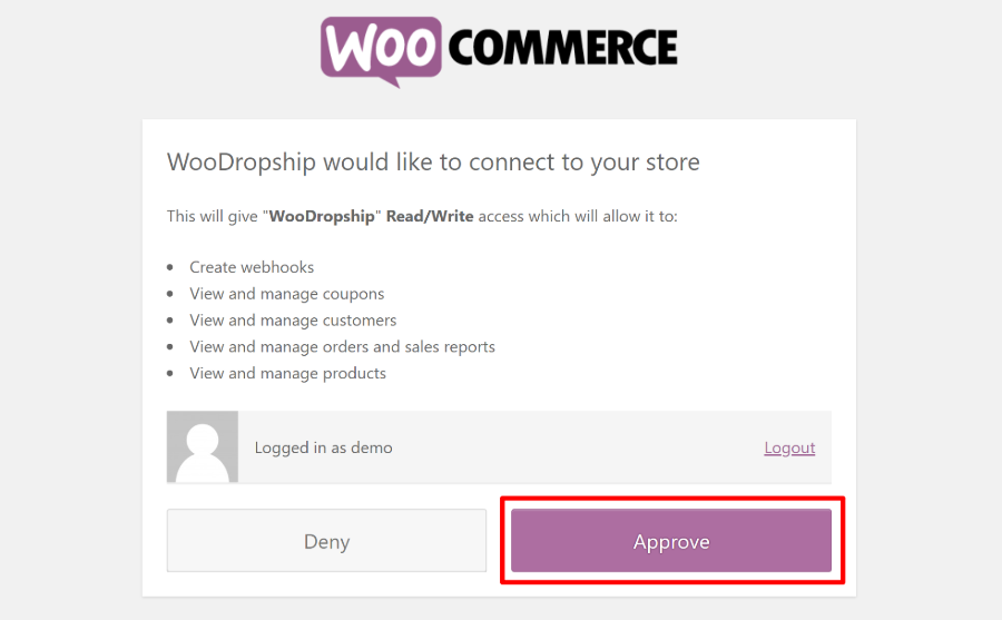 WooCommerce API
