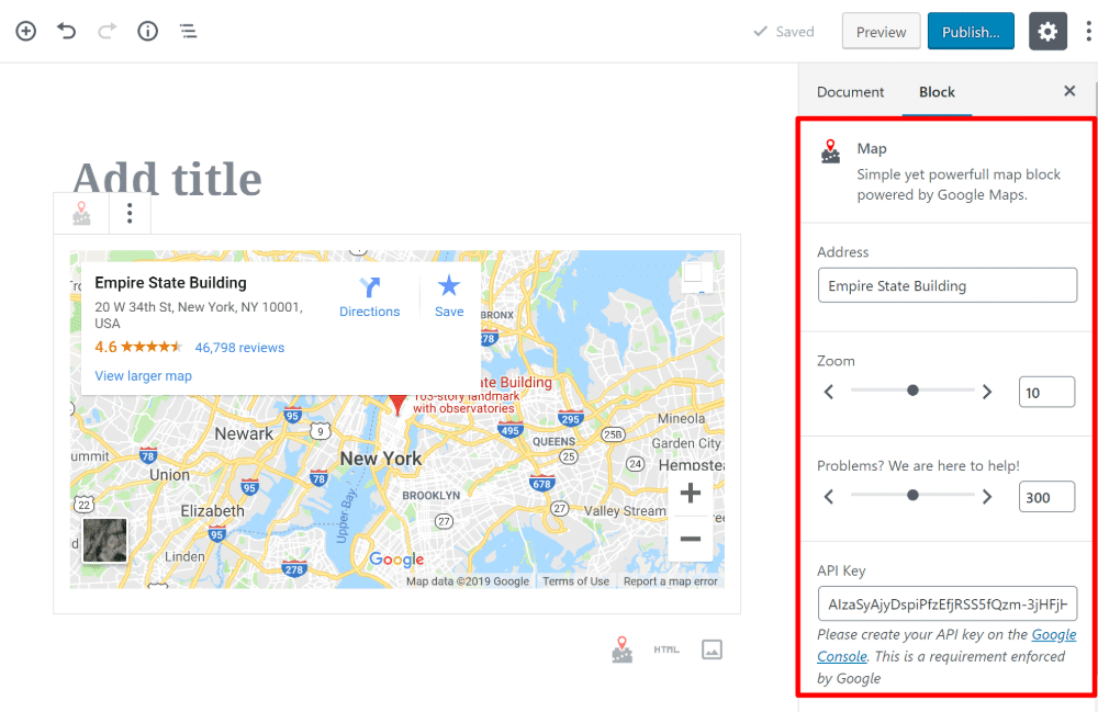 Google Maps WordPress plugin