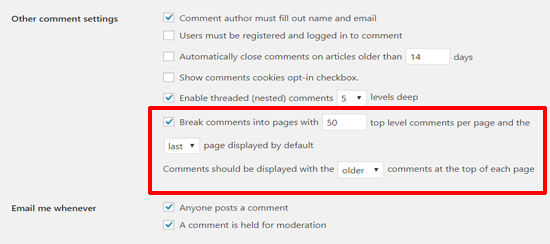 Break Comments into Pages in WordPress Posts