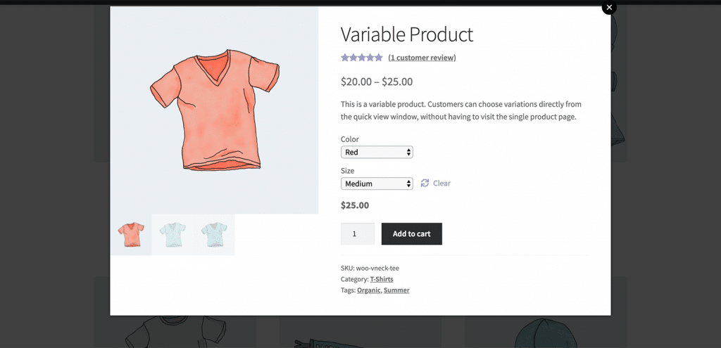variable product