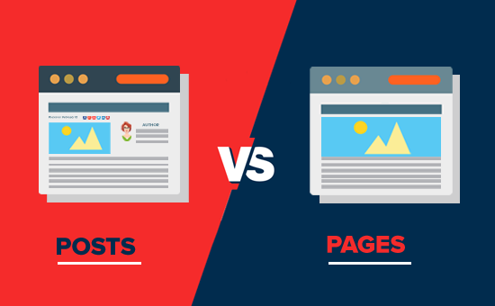 Posts vs Pages - What's the difference?