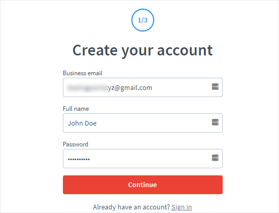 Create a LiveChat account