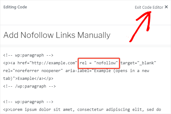 Add nofollow to external links