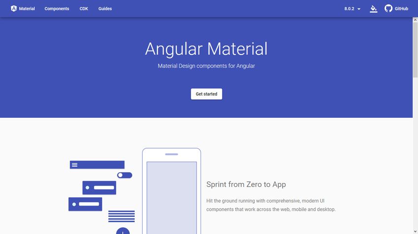 Angular Material UI Component Library