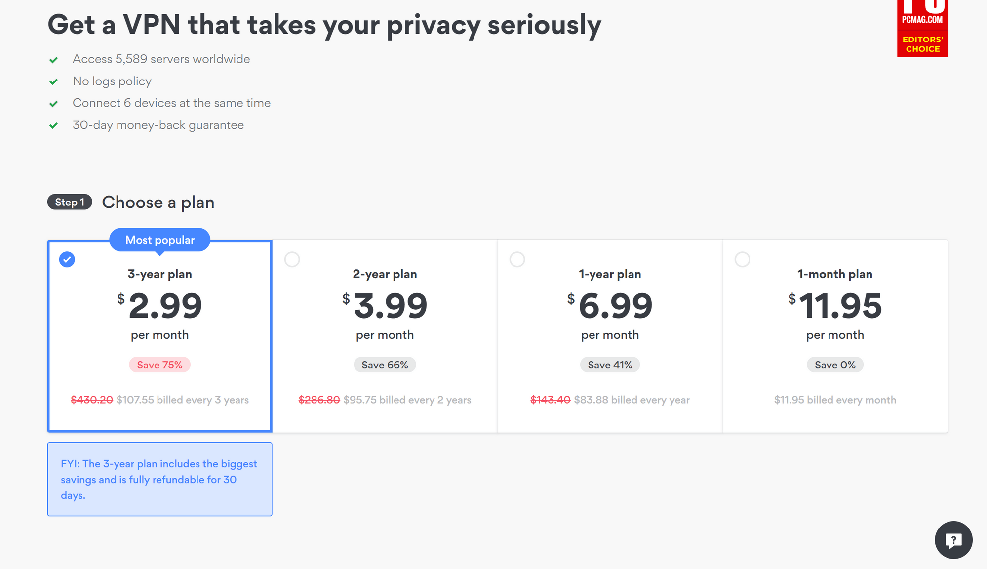 How much does a VPN like NordVPN cost