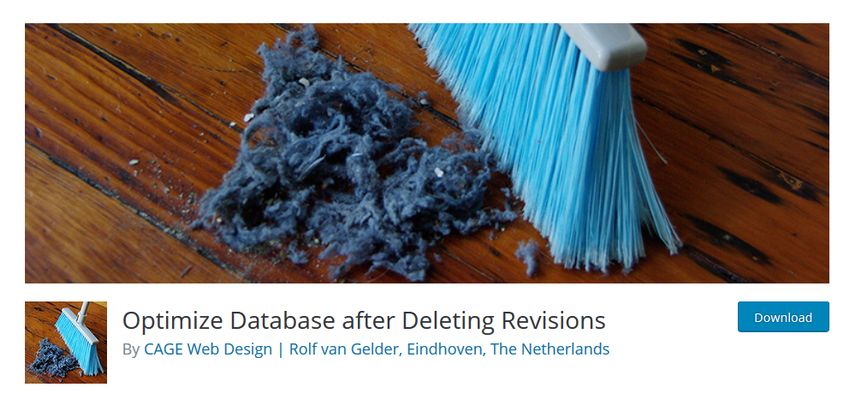 Optimize Database after Deleting Revisions