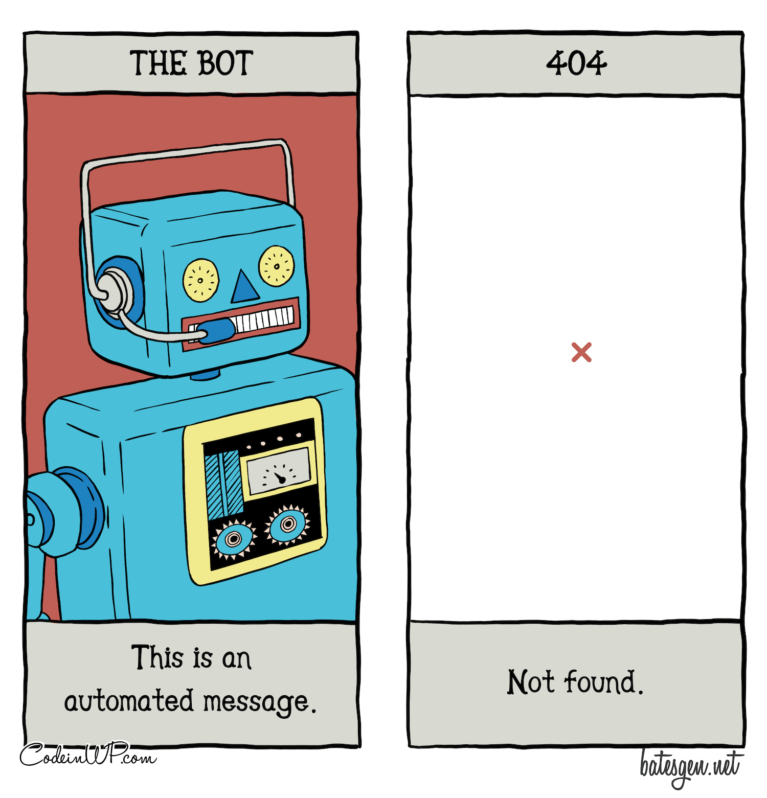 The perils of living in the digital realm: robots and 404 pages