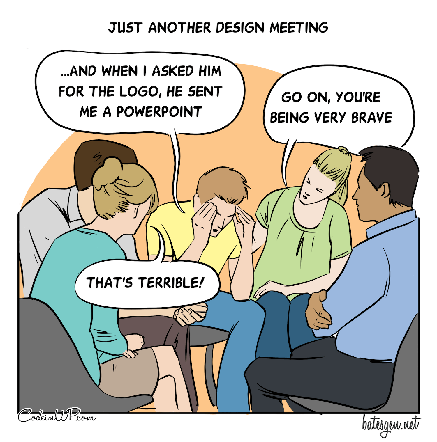 How designers support each other in times of a Powerpoint crisis