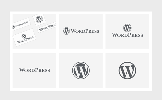 WordPress logo examples