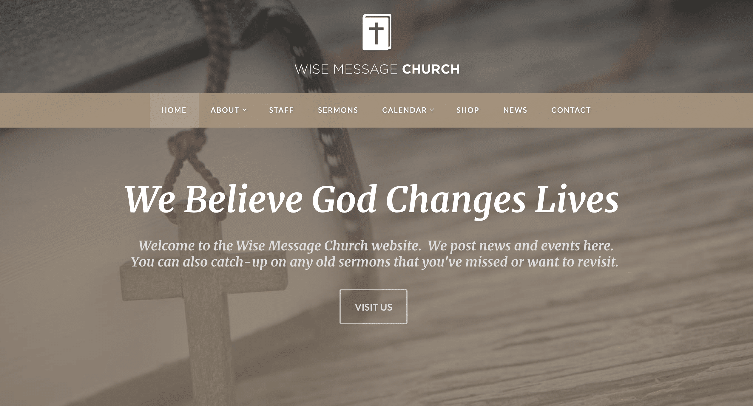 wise Church WordPress Theme