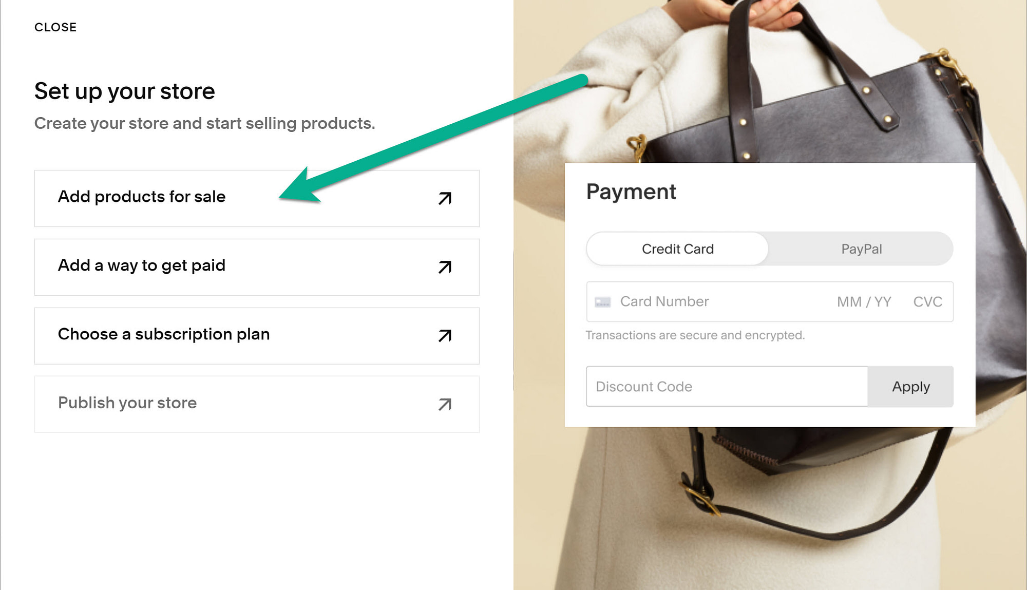 add products for sale - Squarespace tutorial