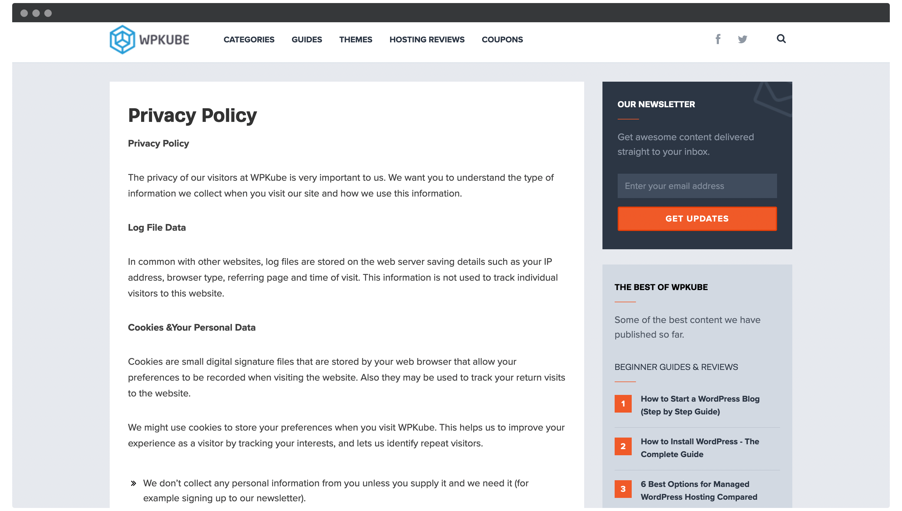 WPKube's privacy policy.