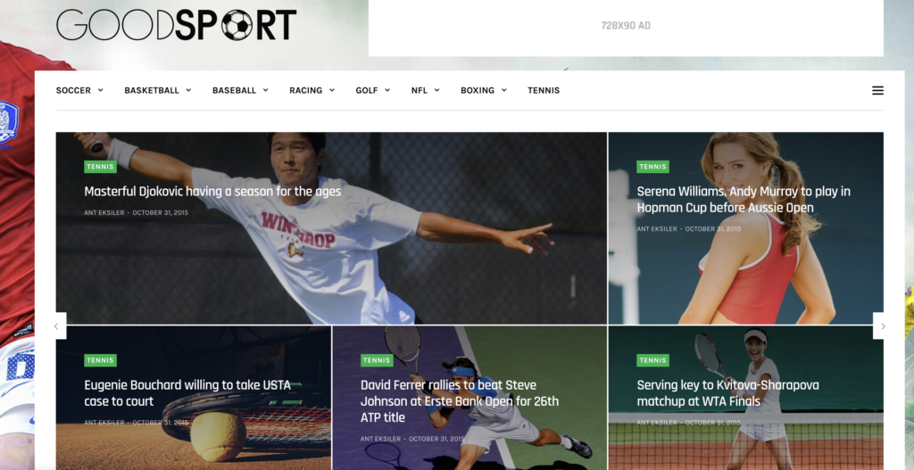 GoodLife wordpress sport themes