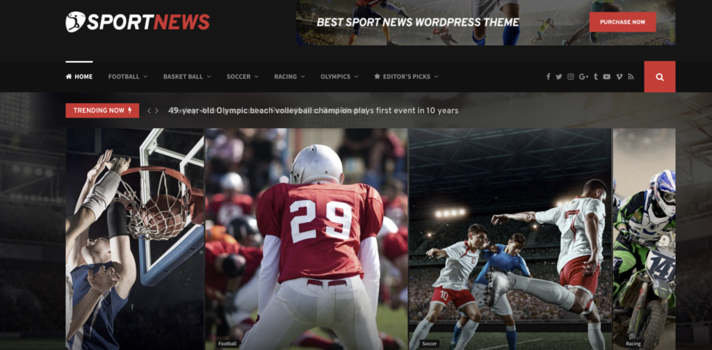 PenNews wordpress sport themes