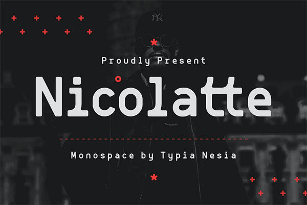 Nicolatte Monospaced Font