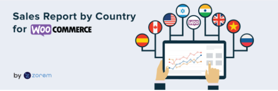 Sales report by country for WooCommerce