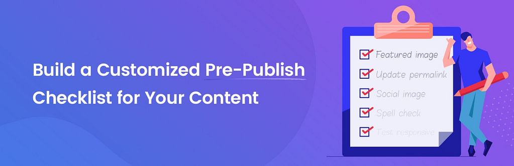 Pre-Publish Checklist plugin