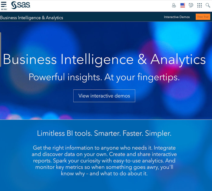 SAS Business Intelligence and Analytics