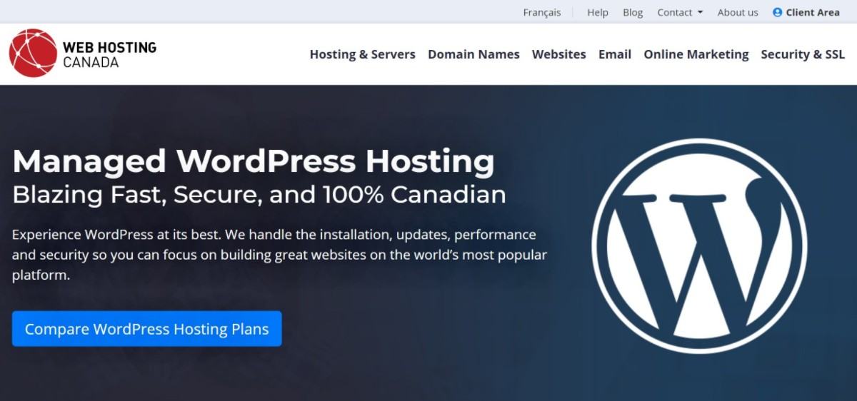 Web Hosting Canada WordPress plans