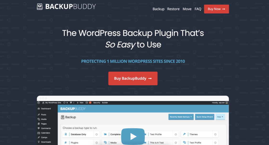 BackupBuddy wordpress backup plugin