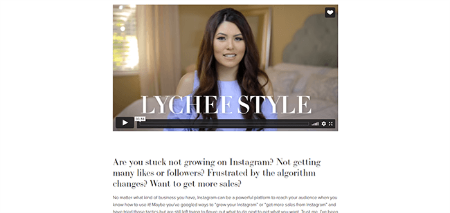 Lychee Style Instagram coaching