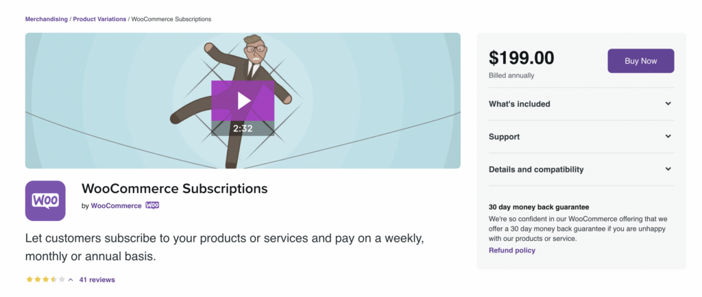 WooCommerce Subscriptions plugin logo