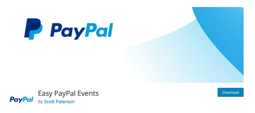 Easy PayPal Events plugin screenshot
