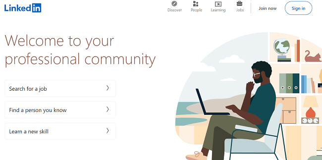 LinkedIn Community Homepage