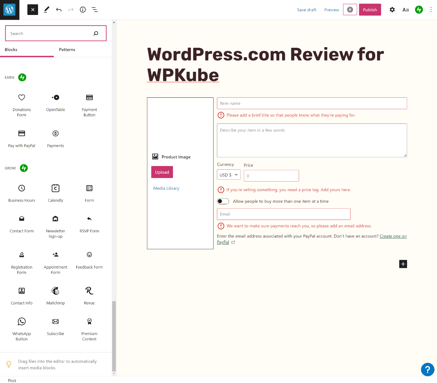 WordPress.com editor enhancements