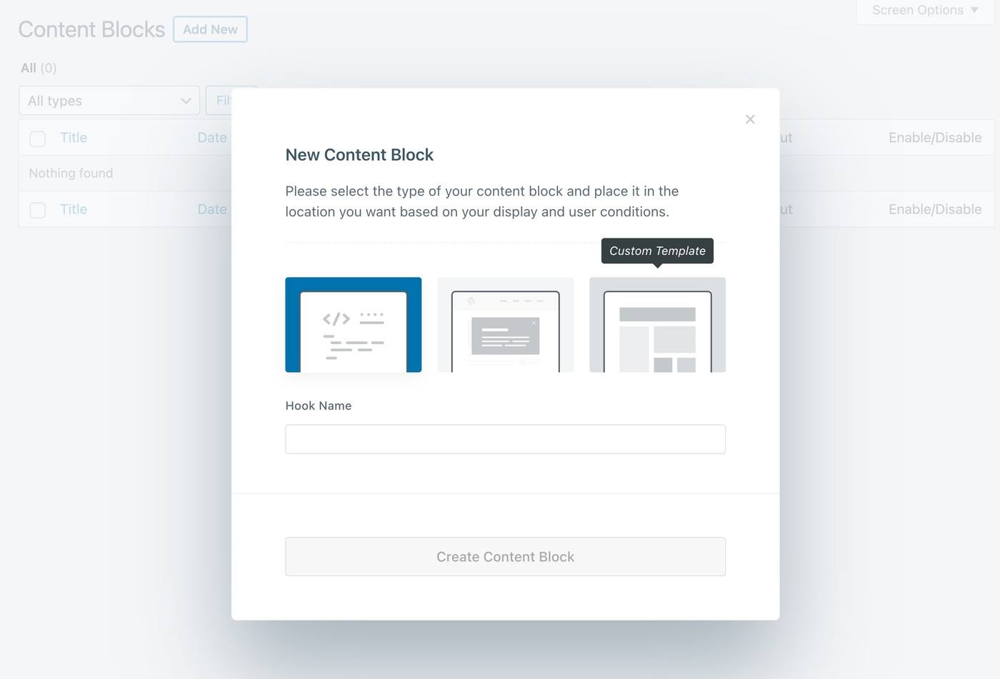 Blocksy content blocks
