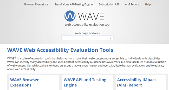 Wave Homepage