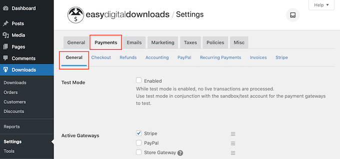 Adding payment gateways to your WordPress website