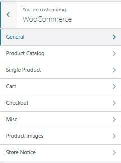 customize your woocommerce options in theme step 2