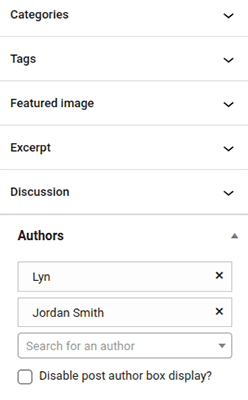 publishpress authors select multiple authors