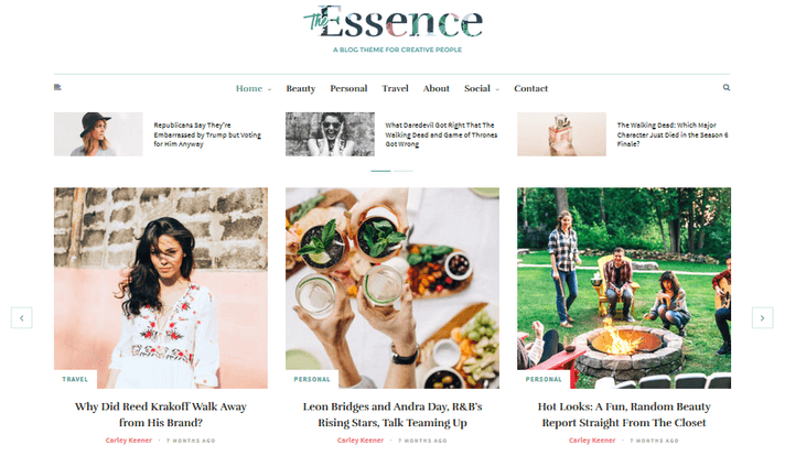 the-essence-blogging-theme