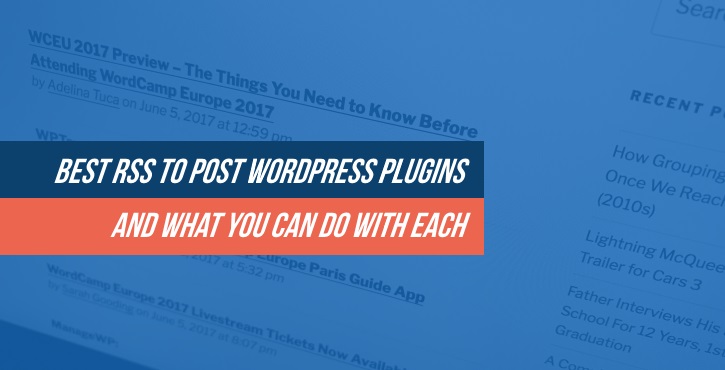 Best RSS to Post WordPress Plugins