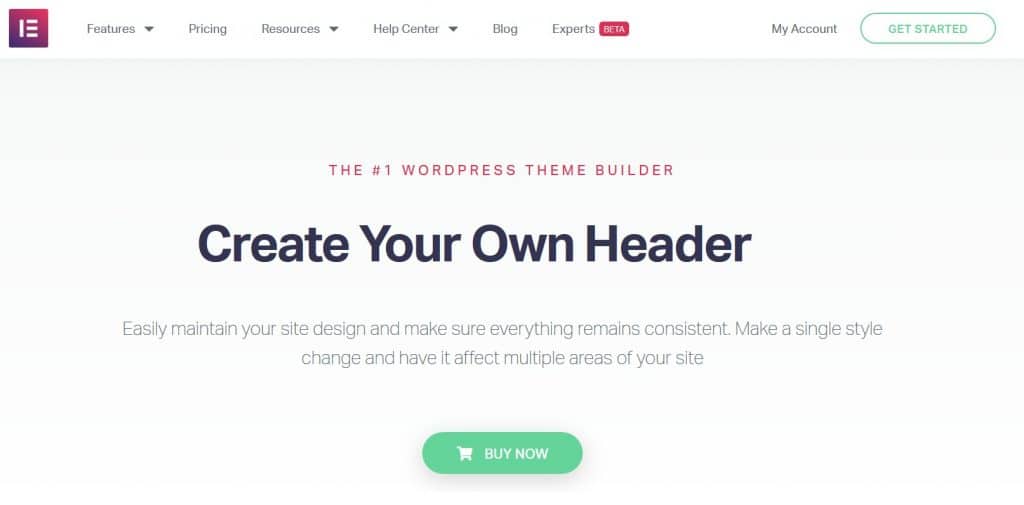 Elementor Pro WordPress theme builder