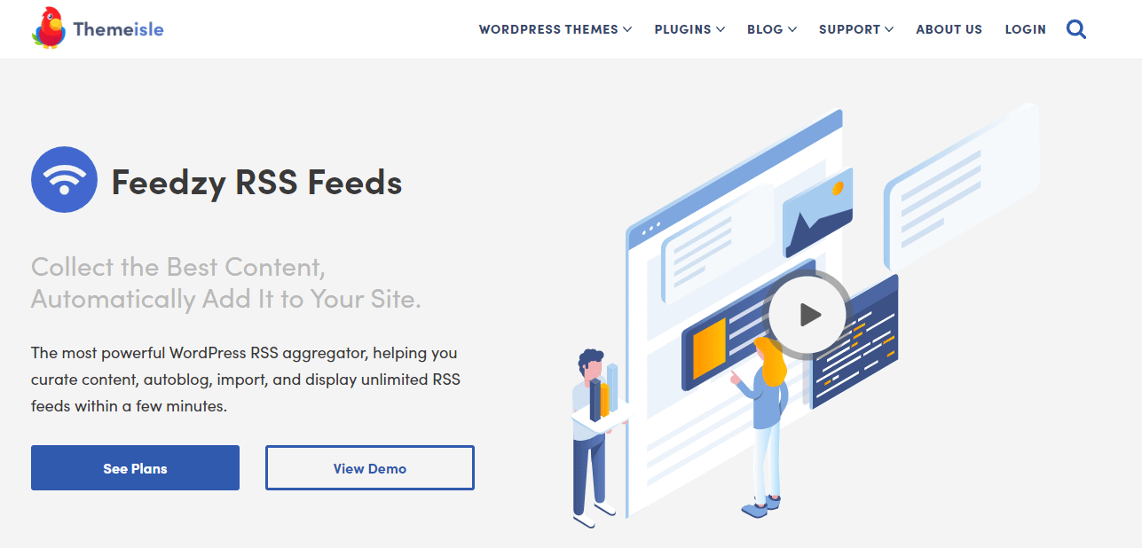 The Feedzy plugin for WordPress content syndication