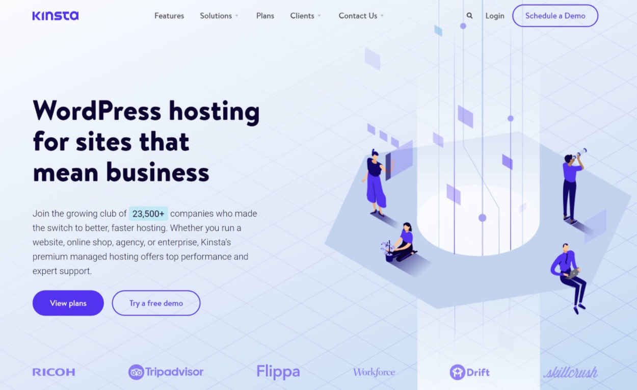 Kinsta offers fast WordPress hosting to speed up your site