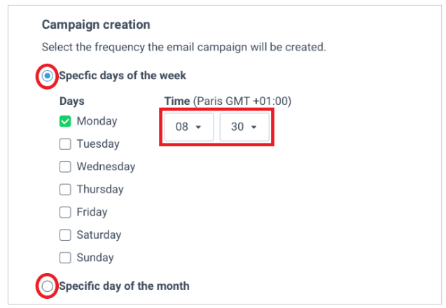 Schedule your campaigns