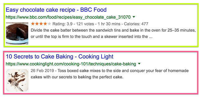 Make your content stand out with rich snippets