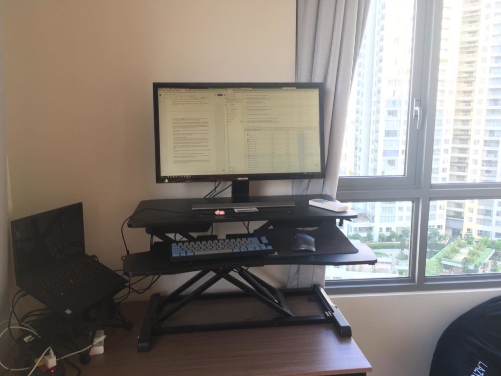 Colin's standing desk tips for working from home