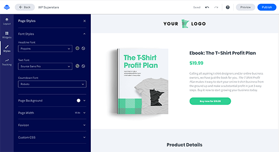Leadpages updated editor
