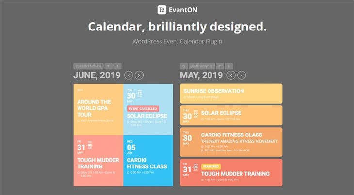 eventon event calendar plugin wordpress
